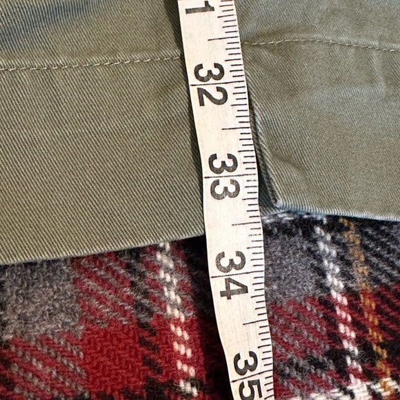 POLO Ralph Lauren Ladies All Cotton Olive Flat Front Chinos - Size 6 - Picture 10 of 12